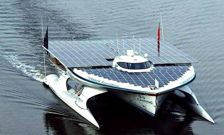 Turanor PlanetSolar was the first zero emission boat around the world